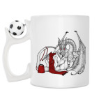 Кружка с футбольным мячиком