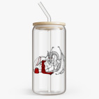 Банка с бамбуковой крышкой