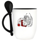 Кружка с ложкой