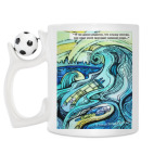 Кружка с футбольным мячиком