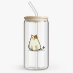 Банка с бамбуковой крышкой