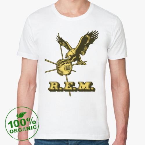 Футболка из органик-хлопка с принтом R.E.M.
