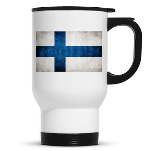 Кружка-термос 'Финский флаг'
