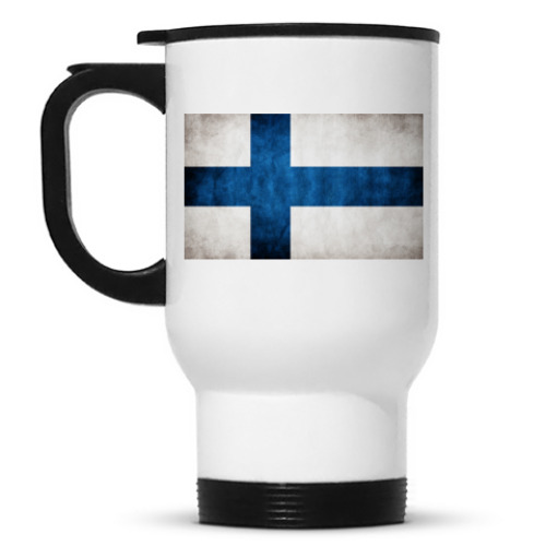 Кружка-термос 'Финский флаг'