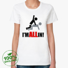 Женская футболка органик