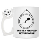 Кружка с футбольным мячиком