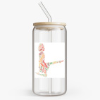 Банка с бамбуковой крышкой