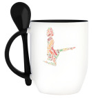 Кружка с ложкой