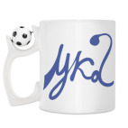 Кружка с футбольным мячиком