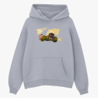 Толстовка худи оверсайз