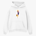 Толстовка худи оверсайз