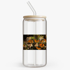 Банка с бамбуковой крышкой