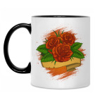 Кружка двухцветная