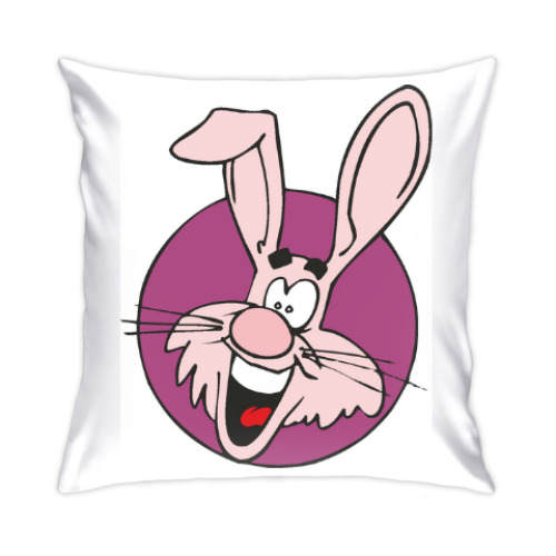 Подушка с принтом Rabbit