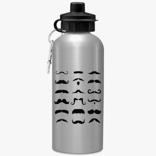 Бутылка с карабином (500 мл) Усы