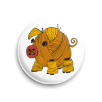 Вязаная свинка