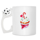 Кружка с футбольным мячиком