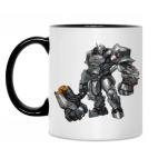 Кружка двухцветная