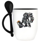 Кружка с ложкой