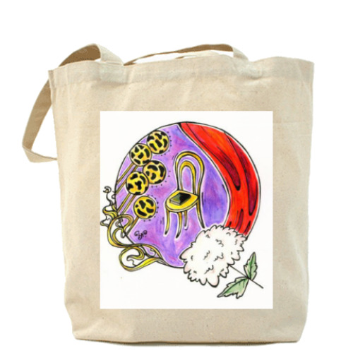 Сумка шоппер с принтом Виктюк