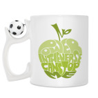 Кружка с футбольным мячиком