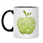 Кружка двухцветная