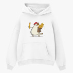 Толстовка худи оверсайз