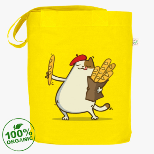 Сумка шоппер с принтом Пятничный Котик №3