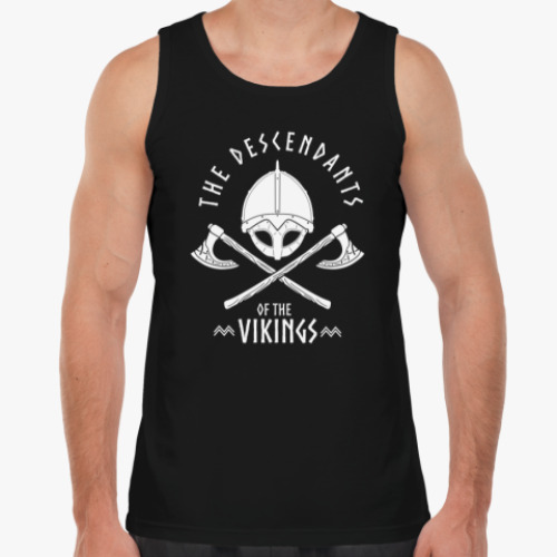 Майка с принтом Викинги