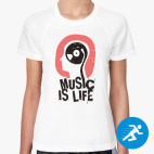 Женская спортивная футболка