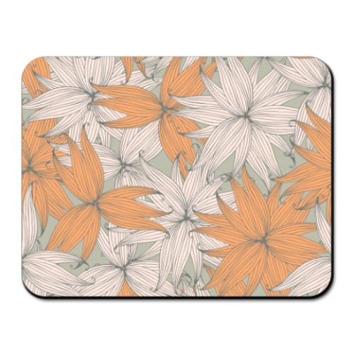 Коврик для мыши с принтом магические цветы