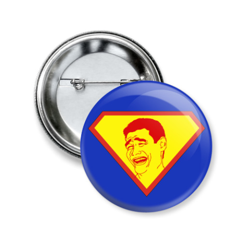 Значок 50мм с принтом Яо Минг