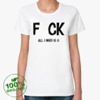 Женская футболка органик