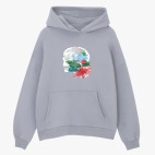 Толстовка худи оверсайз