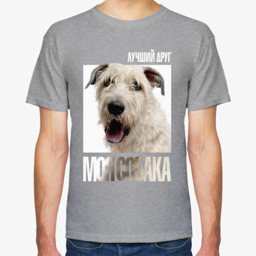 Футболка с принтом Ирландский волкодав