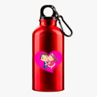 Металлическая бутылка 400 мл UV-DTF