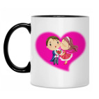 Кружка двухцветная