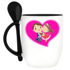 Кружка с ложкой