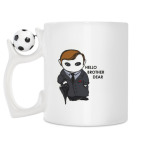 Кружка с футбольным мячиком