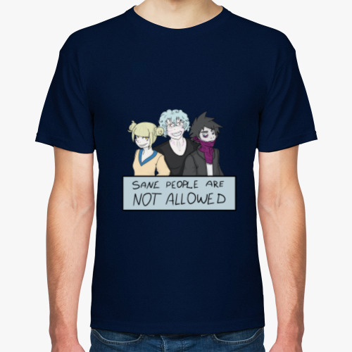 Футболка с принтом Злодеи аниме Моя геройская академия