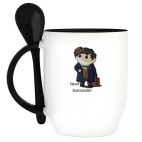 Кружка с ложкой