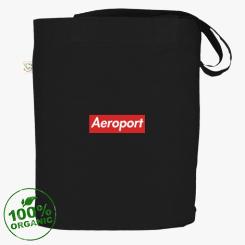 Сумка шоппер с принтом Район Аэропорт