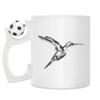 Кружка с футбольным мячиком