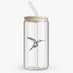 Банка с бамбуковой крышкой