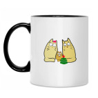 Кружка двухцветная