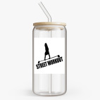 Банка с бамбуковой крышкой