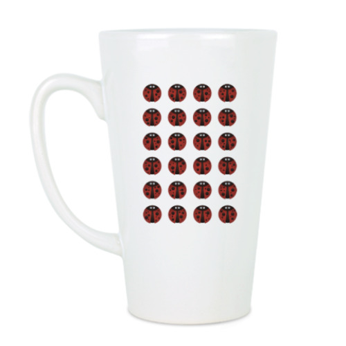 Чашка Латте с принтом Search