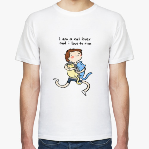 Футболка с принтом Cat lover