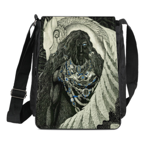 Сумка-планшет с принтом Атаната