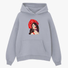 Толстовка худи оверсайз